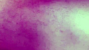 Fucking machine pounds huge ass with dildo