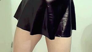 Latina Milf Secretary Strips And Shows Panties