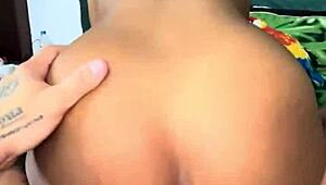 Wild interracial sex with Allan Guerra 😈