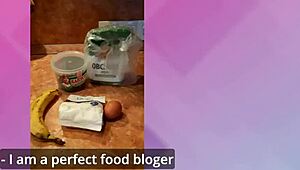 Girlfriend Fails as Food Blogger, Fucks Better in Kitchen