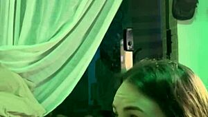 cunhada gets messy with cum in hot amateur action