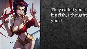 faygrey caught by bounty huntress faye valentine and turned into a public whore joi sissification analdestruction sissygasm ice humiliation domination