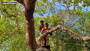 living with adam and eve in intense anal paradise