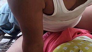 South Indian Aunty Enjoys Intimate Bedroom Moments