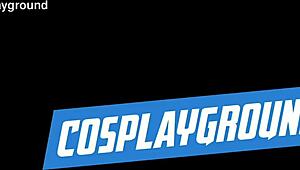 Jade Kush as Chun Li Fucked by Two Big Cocks