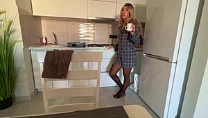 I was shocked after the museum walk when the milf invited me home for a wild fuck.