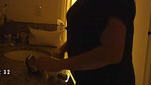 forxnbar5 caught on hidden cam spying on mature milf in secret