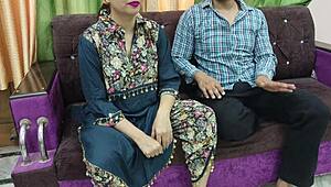 Real Indian Desi Punjabi Stepmom Helps Stepson in Rough Roleplay Sex With Audio