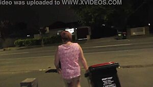 kiwi trashy milf pissed on in busy street disgrace