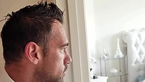 Stepdaughter teen 18+ in torn pantyhose gets pounded hard