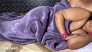 Stepson explores first-time hardcore with Arab stepmom in a hairy, intense encounter.