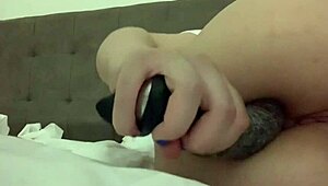 White hot girl addicted to toys reaches intense squirt orgasm