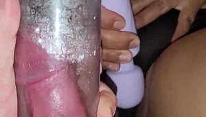 Cock Pump Leads To Masturbation And Creampie
