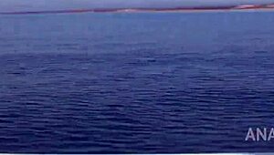 Romanian Rebecca Volpetti Takes Double Penetration on Boat in Wild Anal