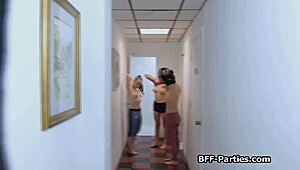 Ballerinas blow instructors thick dick