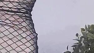 koreana novinha does a solo show, teasing with every slow move