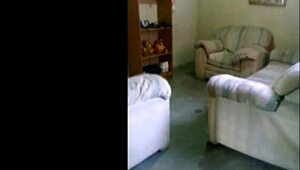 mature woman waits for the plumber