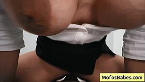 Sasha pearl parker ambrose horny big tit office slut sucking fat dick at work