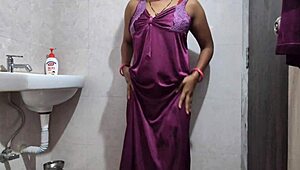 check this desi girl shaving her hairless pussy while bathing, clear voice in homemade clip!