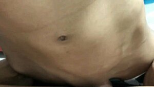 Blonde goddess in lingerie gets interracial massage turned wild