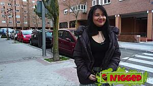 Curvy Colombian Maria Sandoval Meets Big Surprise