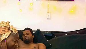 She deepthroats and gets a facial