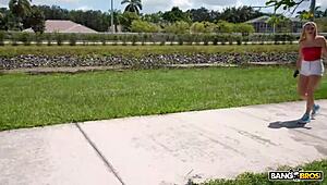 molly cooper rides thick cock in missionary and doggystyle before cum