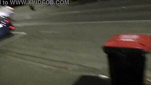 kiwi trashy milf pissed on in busy street disgrace