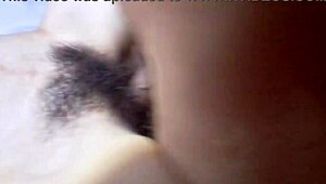 i fucked her hairy pussy in missionary and came on it