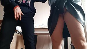 Masturbating with My Hot Milf in a Miniskirt for Intense Lesbian Orgasms. Homemade Action Turns Wild!