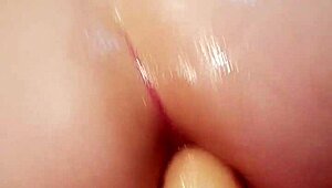 Husband Fucks Wife's Ass With Strapon!