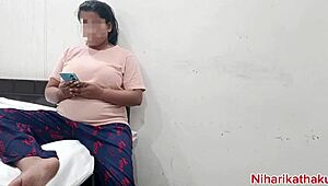 i love niharika's big tits and pussy in lingerie, full audio