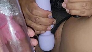 Cock Pump Leads To Masturbation And Creampie
