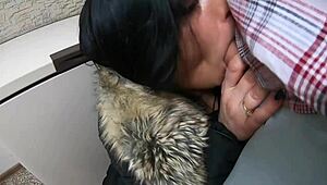 Milfycalla Feels Intense Pleasure In Rough Face Fuck And Deepthroat Sex Wearing Dirty Down-Jacket And Uggs