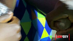 redhead office babe siri gives naughty blowjob and fucking at work in pantyhose