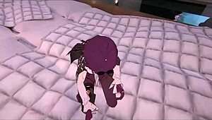 Yukoshvr卡夫卡和芙宁娜轮流玩哥特男孩