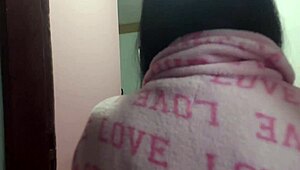 hey, i caught my stepmom playing with her tight butt