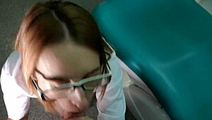 yo, banged a doctor doggy style in the office during my appointment, then cowgirl, and she blew me on her knees with a facial cumshot! 😜