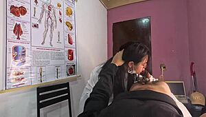 Unexpected Hard-On Shocks Nurse as Latina Takes Rough Deepthroat with Dirty Talk