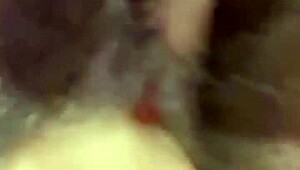 playing with my dildo and reaching climax on it