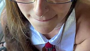 Intriguing homework help turns into cousin licking and flashing with brazilian aluna