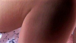 Blonde Natasha Marley Plays on Pool Table with Big Boobs