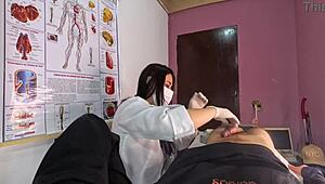 Unexpected Hard-On Shocks Nurse as Latina Takes Rough Deepthroat with Dirty Talk