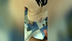 pam dancing in the shower, shaking her big sexy ass all around