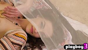 Sexy Small 18+ Tits Milf Strips for Hot Outdoor Posing