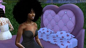 outdoor public anal with summer walker, her big ebony ass getting fucked by big black cock.