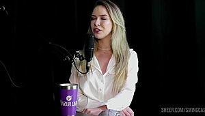 yo, check milena moreau and tifany rocha in swing cast outdoor action. part 1 on sheer red is wild!