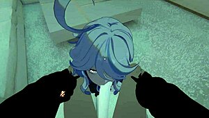 Yukoshvr卡夫卡和芙宁娜轮流玩哥特男孩