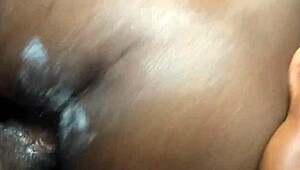 Is that creamy young pussy getting drilled by a monster cock?