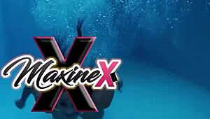 wow, maxine x bought the biggest bbc dildo to lick and get off!